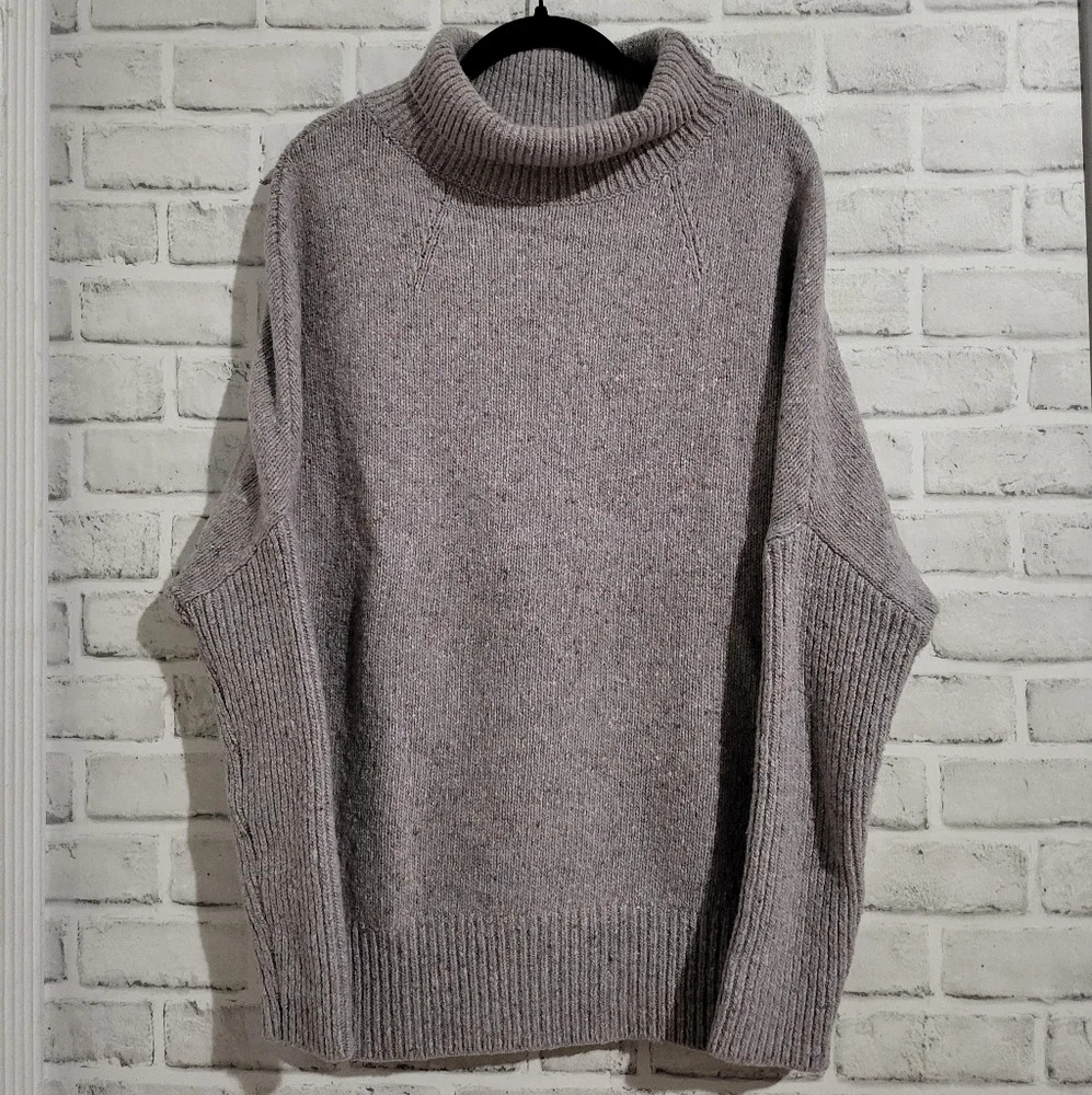 EUC Hatch The Sophie Sweater Grey‎ Confetti size 1
